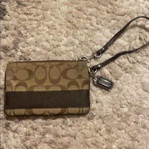 Authentic Coach Wristlet